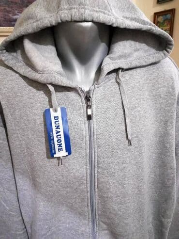 siroke pantalone za punije: Novi muski duks sa kapuljacom 5XL Sivi Fashion Debeli Zimski. Turski — 2