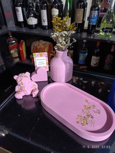 šeme za goblene: Set figura, bоја - Roze, Novo — 2