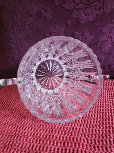 kristalni set za viski: Kibla nova za led,kristal,led kristal Zajecar. rucni rad. iz 70ih — 9