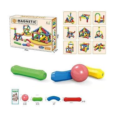 Kreativne i edukativne igračke: Magnetne kocke – edukativni set za kreativnu igru (šifra: 61/29462-50) — 1