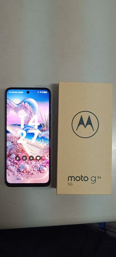 auto kamera 3 u 1: Motorola Moto G54, 256 GB, bоја - Svetloplava, Sensory phone, Dual SIM, Face ID — 1