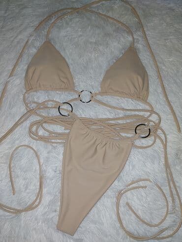 Ski suits: S, Lycra, color - Beige — 3