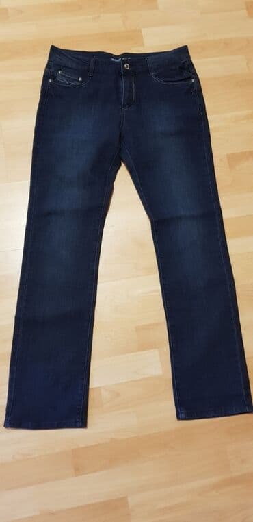 push up pantalone: Teksas, Normalan struk, Ravne nogavice — 1