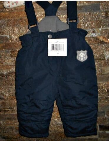 srebrne pantalone: Ski pantalone vel. 68 novo ( do 6 meseci) — 1