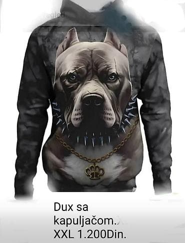 Vests: Duks sa kapuljačom – životinjski motivi Modeli: - Crni kamuflažni — 1