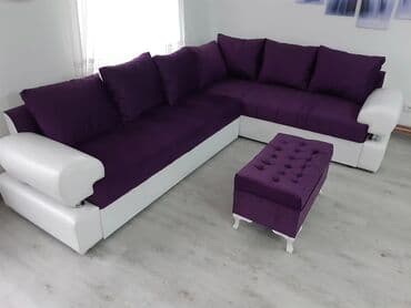 deciji krevetac dimenzije: Ugaona Glorija Dimenzija 310x200cm Zicano jezgro Razvlaci se ift — 1