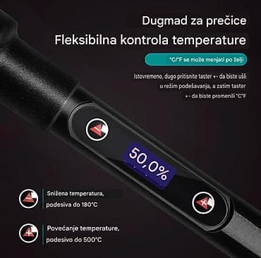 Alati i mašine: Карактеристике: 1. Брзо загревање за 10 с: Константна температура и — 4