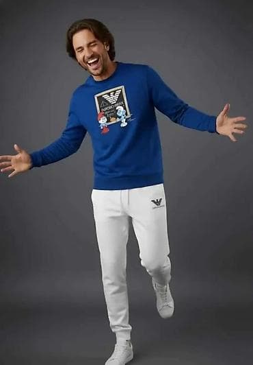 patike original: Muški duks sa printom – kolekcija sa Štrumpfovima Oni 5300 - Model — 5