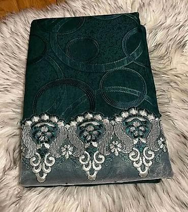 set za dubinsko pranje: Komplet dekorativnih zavesa – klasičan model sa čipkom - Dvoslojni — 5