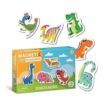 Magneti dinosaurus 15pcs – šareni i edukativni set za decu 3+ Set