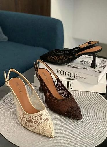 papuce za plazu: Elegantne ženske mule/slingback štikle sa špicastim vrhom i — 3