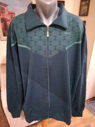 velicine pantalona: Novi muski duks sa kragnom u velikom broju Benx 5XL Zeleni. Turski — 1