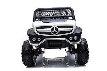 deichmann gumene čizme: Mercedes Unimog 4x4 – Beli, licencirani auto na akumulator za decu — 2