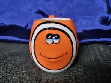 Ostalo posuđe: Solja nova riba klovn. Nova keramicka solja,rucno oslikana pa — 4