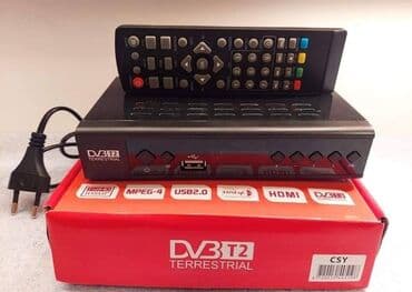 drzac za risiver: Besplatni TV kanali DVB T2 Terrestrial Set Top Tv Box 2900 din DVB T2 — 1