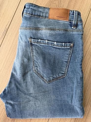 muške patike cipele: SPRINGFIELD ženske farmerke – svetlo plavi denim - Model: skinny/slim — 2