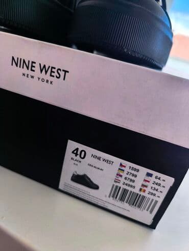 Women's Sneakers and athletic shoes: Nine West, 39, bоја - Crna — 5