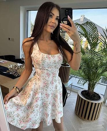 Haljine: ✅Ženska mini haljina sa cvetnim printom
✅S M L
✅2200 din — 7