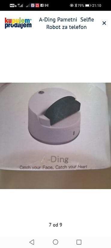 telefoni na dugmice: A-Ding pametni selfie robot za telefon - Motorizovani držač telefona — 4