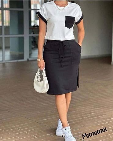 kompleti za devojke: Dvodelni komplet: majica + suknja - Krojevi: casual — 4