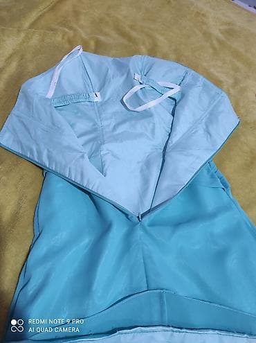 svecani top: Svecana nezno zelena haljina, velicina S, duzina 133, poluobim grudi — 8