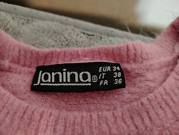 helanke pull and bear: Dukser/svetr Janina, model sa natpisom “CIA♡” - Boja: svetlo ružičasta — 2