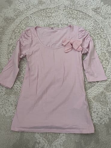 crop top c a: L (EU 40), M (EU 38), Jednobojni, bоја - Roze — 1