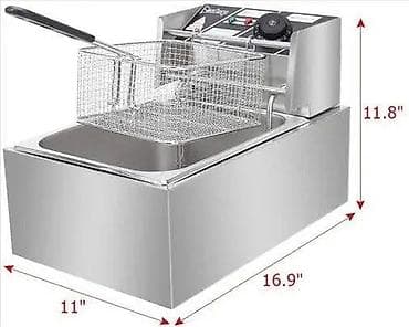 Car Electronics: Profesionalna električna friteza od nerđajućeg čelika – jednostruka — 3