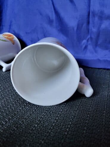 solje za caj: Solje nove,vintaz weimar porcelan Nemacka. Komada 3 u ceni. lep — 5