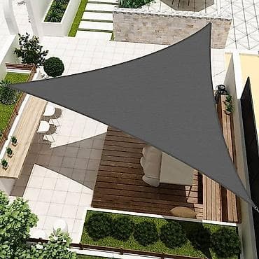 vojni kombinezon: Ibiza tende za dvorišta i terase, 3 x 3 x 3m u tamno sivoj boji — 1