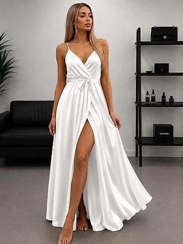 prelepe haljine: HIT OVE SEZONE 🥰 Saten haljina u prelepim bojama S M L XL 2.999dinara — 2