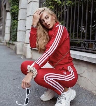 elegantni kompleti sa pantalonama: Adidas, Prugasti, bоја - Šareno — 9