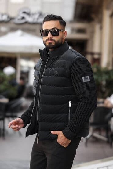 flo clo jakna: Jakna za prelazni period, 2XL (EU 56), L (EU 52), S (EU 48), Lacoste, bоја - Crna — 1