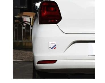 auto presvlake: Samolepljiva metalna pločica - CITROEN MOTORSPORT Samolepljiva — 2