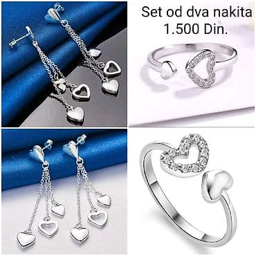 Jewellery: Elegantni posrebreni set od dvanakita sa žigom S925 od hirurskog — 2