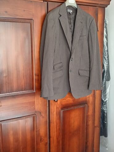 Pantalone: Sako, M, H&M, bоја - Braon, Pamuk — 23