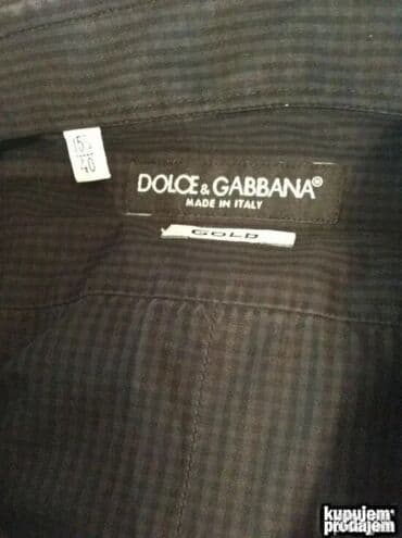 T-shirts: Shirt Long sleeves, M, Dolce & Gabbana, color - Black, Cotton — 2