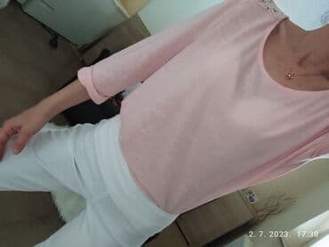 svecane pantalone i tunike: Zara, S (EU 36), Jednobojni, bоја - Roze — 4