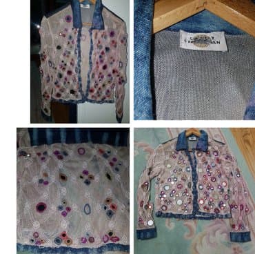 p. s. fashion kaputi: Jako upadljiv komad garderobe. Texas jakna sa ogledalcima. Cipkom — 8
