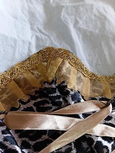sandale za vodu: Kostim/haljina sa leopard printom i zlatnim detaljima - Gornji deo u — 9