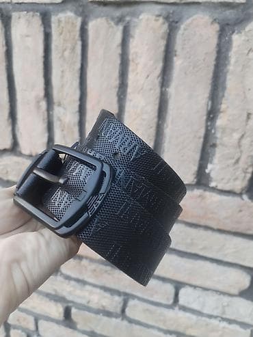 muske jakne legend: Nov muski kozni markirani kais ARMANI, izradjen od vrlo kvalitetne — 1