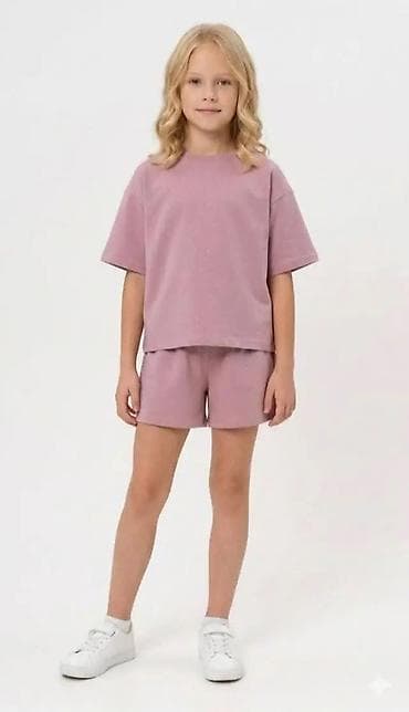 sorc u crkvi: Dečiji komplet – majica i šorts - Dvodeleni set za decu: oversized — 1