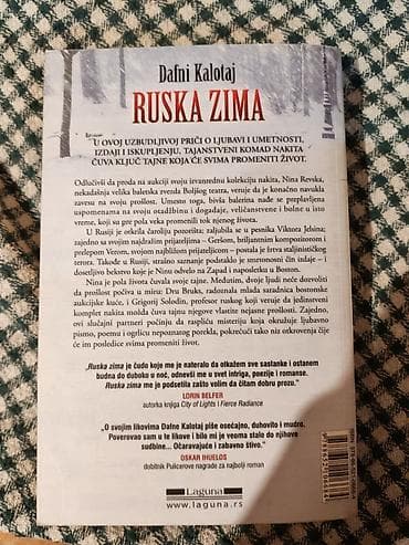 ruska optika: Knjiga: Ruska zima – Dafni Kalotaj (Laguna) Žanr: istorijska fikcija — 2