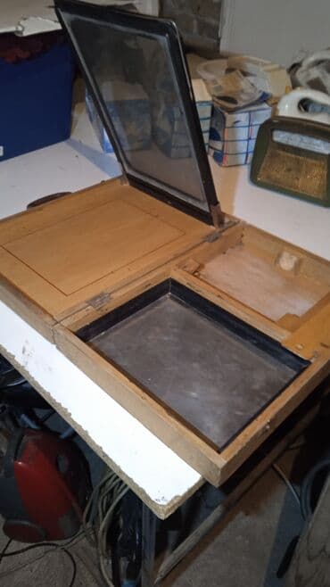 kristali za pocetnike: HEKTOGRAF stari alat za kopiranje spisa i dokumenata,terenski kofer za — 1