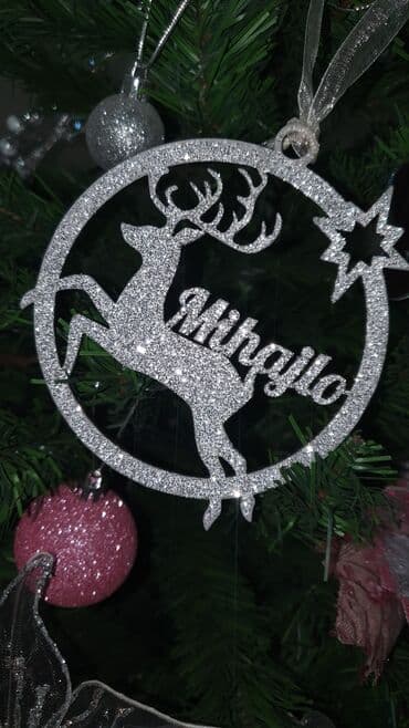 crveno srebrna jelka: Jelka, bоја - Srebrna, Novo — 1