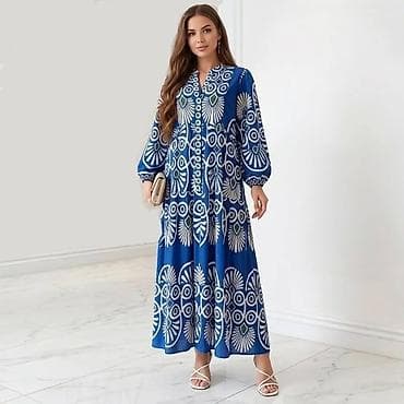 torbe m: Maksi haljina sa floralnim printom - Kroj: duga, lepršava maksi — 5