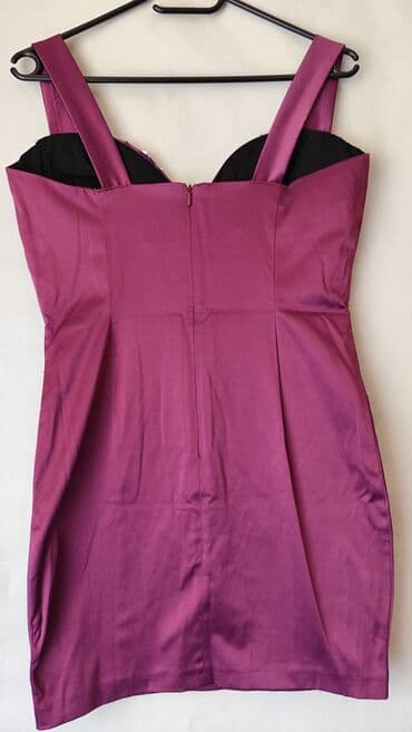 prsluci sa krznom: S (EU 36), color - Purple, Cocktail, With the straps — 3