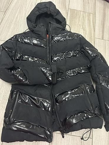 pilot jakne: Ellesse zimska jakna, veličina L - Boja: crna, kombinacija mat i — 6