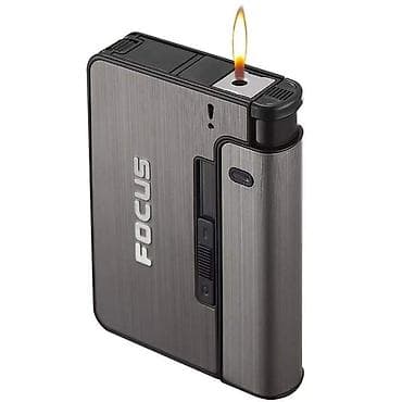 890din Tabakera/upaljac Prenosna metalna kutija za cigarete 10 kom