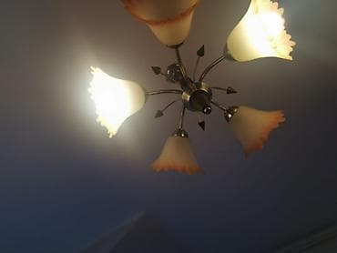 plafonski led luster sa ventilatorom: Luster — 4